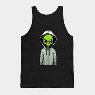 This Is My Human Custome I'm Really An Alien Tank Top